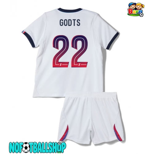 Paris Saint-Germain Mika Godts #22 Bortedraktsett Barn 2026-27 Kortermet (+ Korte bukser) Paris Saint-Germain Mika Godts #22 Bortedraktsett Barn 2026-27 Kortermet (+ Korte bukser)