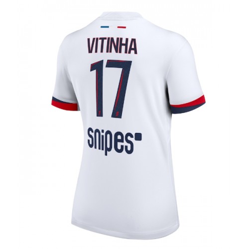 Paris Saint-Germain Vitinha #17 Borte Drakt Dame 2025-26 Kortermet Paris Saint-Germain Vitinha #17 Borte Drakt Dame 2025-26 Kortermet