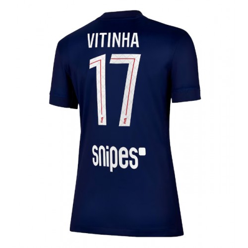 Paris Saint-Germain Vitinha #17 Hjemmedrakt Dame 2025-26 Kortermet Paris Saint-Germain Vitinha #17 Hjemmedrakt Dame 2025-26 Kortermet