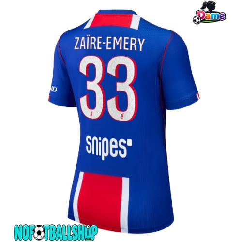 Paris Saint-Germain Warren Zaire-Emery #33 Hjemmedrakt Dame 2026-27 Kortermet Paris Saint-Germain Warren Zaire-Emery #33 Hjemmedrakt Dame 2026-27 Kortermet