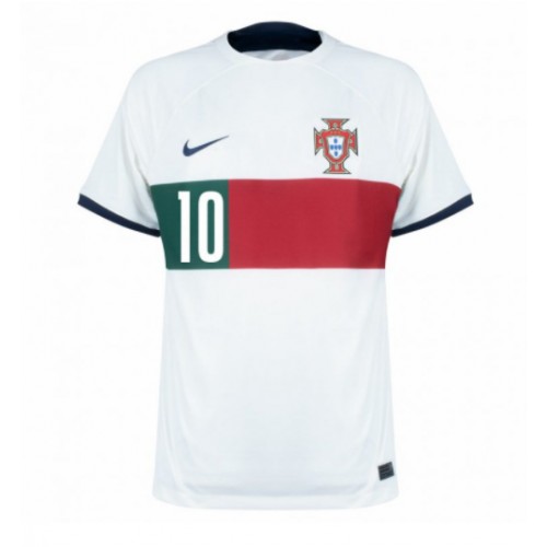 Portugal Bernardo Silva #10 Borte Drakt VM 2022 Kortermet