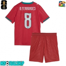 Portugal Bruno Fernandes #8 Hjemmedraktsett Barn VM 2026 Kortermet (+ Korte bukser)