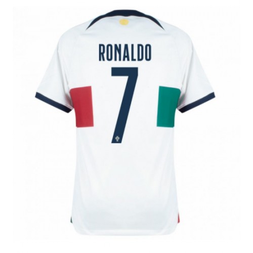 Portugal Cristiano Ronaldo #7 Borte Drakt VM 2022 Kortermet