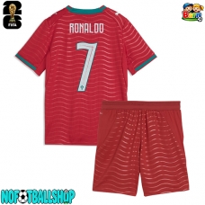 Portugal Cristiano Ronaldo #7 Hjemmedraktsett Barn VM 2026 Kortermet (+ Korte bukser)