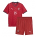 Portugal Nuno Mendes #25 Hjemmedraktsett Barn VM 2026 Kortermet (+ Korte bukser) Portugal Nuno Mendes #25 Hjemmedraktsett Barn VM 2026 Kortermet (+ Korte bukser)