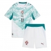 Portugal Rafael Leao #17 Bortedraktsett Barn VM 2026 Kortermet (+ Korte bukser)