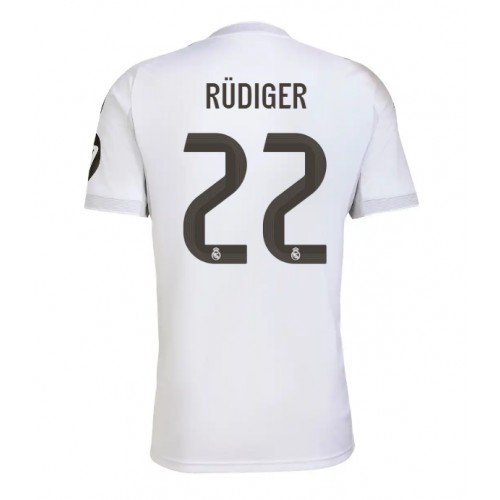 Real Madrid Antonio Rudiger #22 Hjemmedrakt 2025-26 Kortermet Real Madrid Antonio Rudiger #22 Hjemmedrakt 2025-26 Kortermet