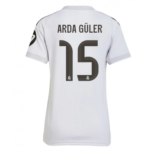 Real Madrid Arda Guler #15 Hjemmedrakt Dame 2025-26 Kortermet Real Madrid Arda Guler #15 Hjemmedrakt Dame 2025-26 Kortermet