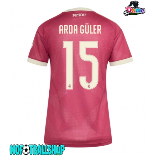Real Madrid Arda Guler #15 Tredjedrakt Dame 2026-27 Kortermet Real Madrid Arda Guler #15 Tredjedrakt Dame 2026-27 Kortermet