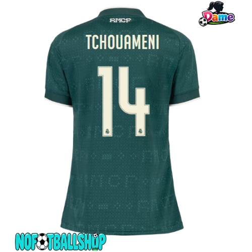 Real Madrid Aurelien Tchouameni #14 Borte Drakt Dame 2026-27 Kortermet Real Madrid Aurelien Tchouameni #14 Borte Drakt Dame 2026-27 Kortermet