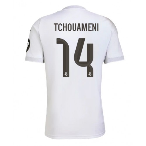 Real Madrid Aurelien Tchouameni #14 Hjemmedrakt 2025-26 Kortermet Real Madrid Aurelien Tchouameni #14 Hjemmedrakt 2025-26 Kortermet