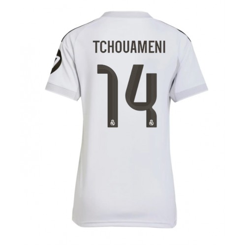 Real Madrid Aurelien Tchouameni #14 Hjemmedrakt Dame 2025-26 Kortermet Real Madrid Aurelien Tchouameni #14 Hjemmedrakt Dame 2025-26 Kortermet