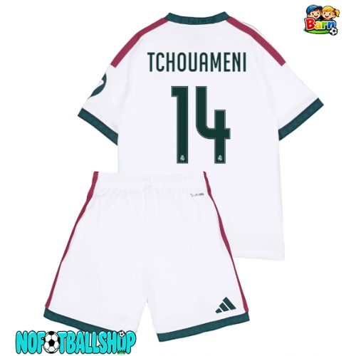 Real Madrid Aurelien Tchouameni #14 Hjemmedraktsett Barn 2026-27 Kortermet (+ Korte bukser) Real Madrid Aurelien Tchouameni #14 Hjemmedraktsett Barn 2026-27 Kortermet (+ Korte bukser)