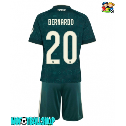 Real Madrid Bernardo Silva #20 Bortedraktsett Barn 2026-27 Kortermet (+ Korte bukser) Real Madrid Bernardo Silva #20 Bortedraktsett Barn 2026-27 Kortermet (+ Korte bukser)
