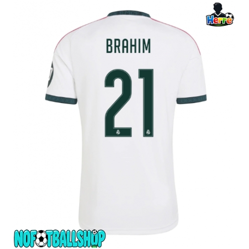 Real Madrid Brahim Diaz #21 Hjemmedrakt 2026-27 Kortermet Real Madrid Brahim Diaz #21 Hjemmedrakt 2026-27 Kortermet