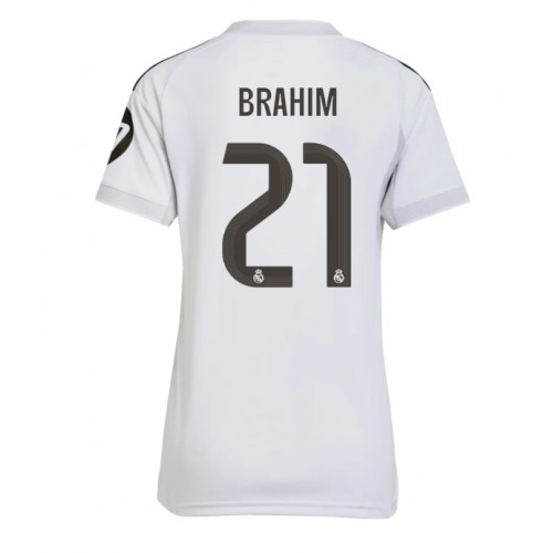 Real Madrid Brahim Diaz #21 Hjemmedrakt Dame 2025-26 Kortermet Real Madrid Brahim Diaz #21 Hjemmedrakt Dame 2025-26 Kortermet