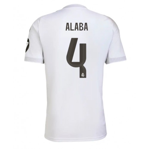 Real Madrid David Alaba #4 Hjemmedrakt 2025-26 Kortermet Real Madrid David Alaba #4 Hjemmedrakt 2025-26 Kortermet