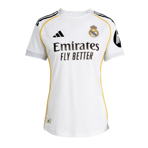 Real Madrid David Alaba #4 Hjemmedrakt Dame 2025-26 Kortermet Real Madrid David Alaba #4 Hjemmedrakt Dame 2025-26 Kortermet