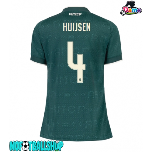 Real Madrid Dean Huijsen #4 Borte Drakt Dame 2026-27 Kortermet Real Madrid Dean Huijsen #4 Borte Drakt Dame 2026-27 Kortermet