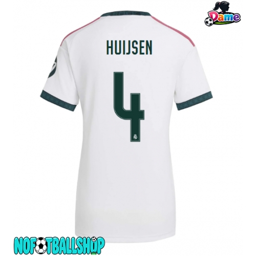Real Madrid Dean Huijsen #4 Hjemmedrakt Dame 2026-27 Kortermet Real Madrid Dean Huijsen #4 Hjemmedrakt Dame 2026-27 Kortermet