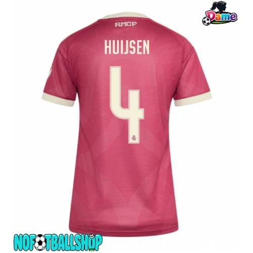 Real Madrid Dean Huijsen #4 Tredjedrakt Dame 2026-27 Kortermet Real Madrid Dean Huijsen #4 Tredjedrakt Dame 2026-27 Kortermet