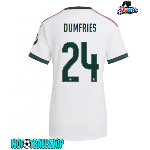 Real Madrid Denzel Dumfries #24 Hjemmedrakt Dame 2026-27 Kortermet Real Madrid Denzel Dumfries #24 Hjemmedrakt Dame 2026-27 Kortermet