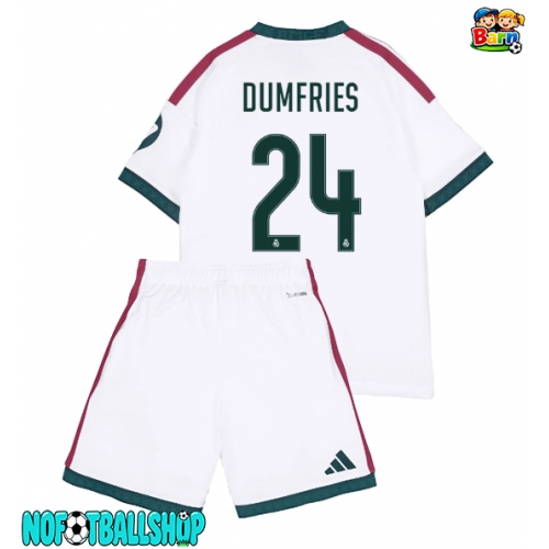 Real Madrid Denzel Dumfries #24 Hjemmedraktsett Barn 2026-27 Kortermet (+ Korte bukser) Real Madrid Denzel Dumfries #24 Hjemmedraktsett Barn 2026-27 Kortermet (+ Korte bukser)