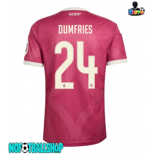 Real Madrid Denzel Dumfries #24 Tredjedrakt 2026-27 Kortermet Real Madrid Denzel Dumfries #24 Tredjedrakt 2026-27 Kortermet