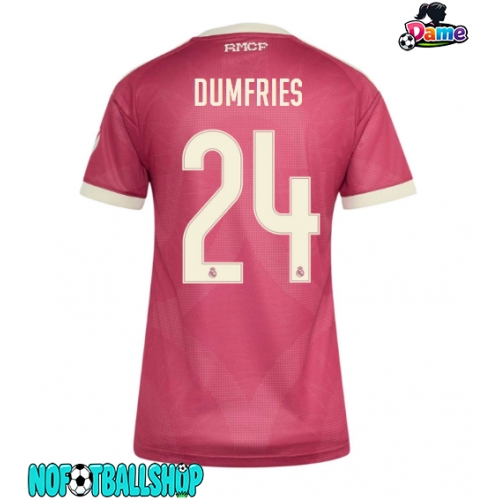 Real Madrid Denzel Dumfries #24 Tredjedrakt Dame 2026-27 Kortermet Real Madrid Denzel Dumfries #24 Tredjedrakt Dame 2026-27 Kortermet