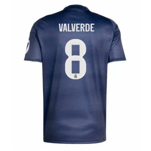 Real Madrid Federico Valverde #8 Borte Drakt 2025-26 Kortermet Real Madrid Federico Valverde #8 Borte Drakt 2025-26 Kortermet