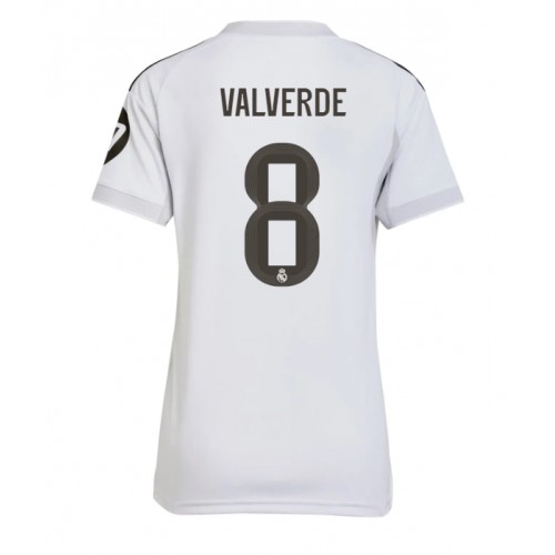 Real Madrid Federico Valverde #8 Hjemmedrakt Dame 2025-26 Kortermet Real Madrid Federico Valverde #8 Hjemmedrakt Dame 2025-26 Kortermet
