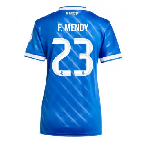 Real Madrid Ferland Mendy #23 Tredjedrakt Dame 2025-26 Kortermet Real Madrid Ferland Mendy #23 Tredjedrakt Dame 2025-26 Kortermet