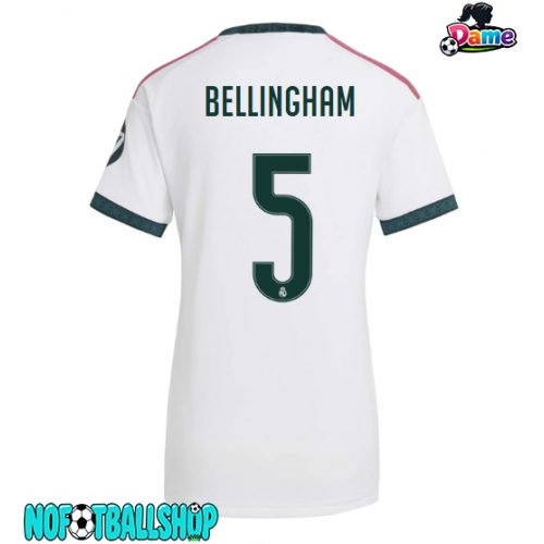Real Madrid Jude Bellingham #5 Hjemmedrakt Dame 2026-27 Kortermet Real Madrid Jude Bellingham #5 Hjemmedrakt Dame 2026-27 Kortermet