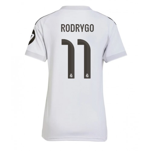 Real Madrid Rodrygo Goes #11 Hjemmedrakt Dame 2025-26 Kortermet Real Madrid Rodrygo Goes #11 Hjemmedrakt Dame 2025-26 Kortermet
