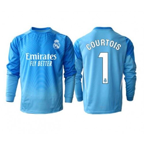 Real Madrid Thibaut Courtois #1 Keeper Hjemmedrakt 2025-26 Langermet Real Madrid Thibaut Courtois #1 Keeper Hjemmedrakt 2025-26 Langermet