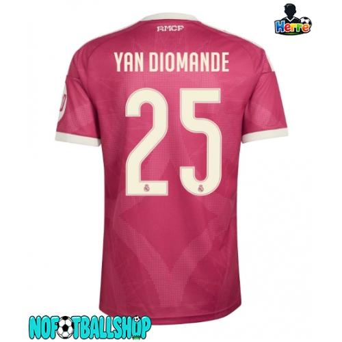 Real Madrid Yan Diomande #25 Tredjedrakt 2026-27 Kortermet Real Madrid Yan Diomande #25 Tredjedrakt 2026-27 Kortermet