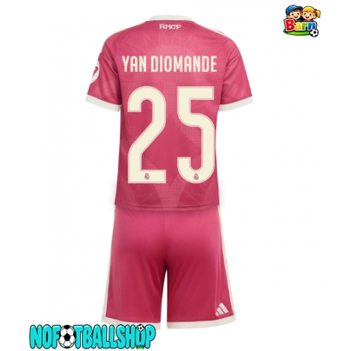 Real Madrid Yan Diomande #25 Tredjedraktsett Barn 2026-27 Kortermet (+ Korte bukser) Real Madrid Yan Diomande #25 Tredjedraktsett Barn 2026-27 Kortermet (+ Korte bukser)