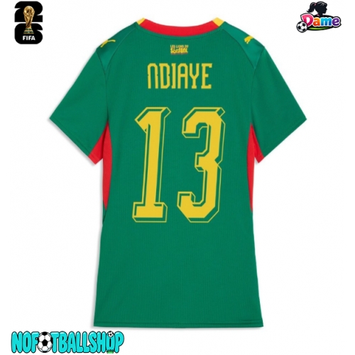 Senegal Iliman Ndiaye #13 Borte Drakt Dame VM 2026 Kortermet Senegal Iliman Ndiaye #13 Borte Drakt Dame VM 2026 Kortermet