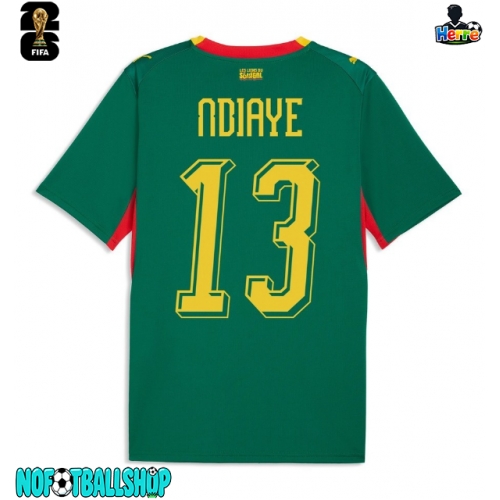 Senegal Iliman Ndiaye #13 Borte Drakt VM 2026 Kortermet Senegal Iliman Ndiaye #13 Borte Drakt VM 2026 Kortermet