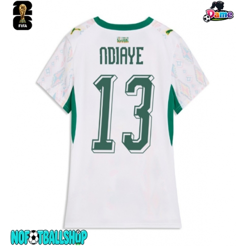 Senegal Iliman Ndiaye #13 Hjemmedrakt Dame VM 2026 Kortermet Senegal Iliman Ndiaye #13 Hjemmedrakt Dame VM 2026 Kortermet