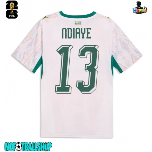 Senegal Iliman Ndiaye #13 Hjemmedrakt VM 2026 Kortermet Senegal Iliman Ndiaye #13 Hjemmedrakt VM 2026 Kortermet