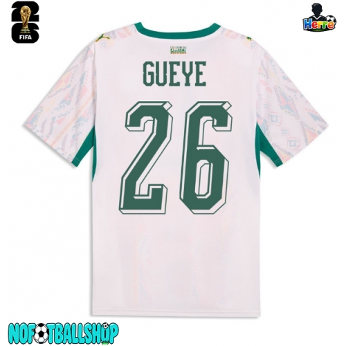 Senegal Pape Gueye #26 Hjemmedrakt VM 2026 Kortermet Senegal Pape Gueye #26 Hjemmedrakt VM 2026 Kortermet