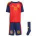 Spania Dani Olmo #10 Hjemmedraktsett Barn VM 2026 Kortermet (+ Korte bukser)