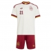 Spania Mikel Oyarzabal #21 Bortedraktsett Barn VM 2026 Kortermet (+ Korte bukser)
