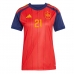 Spania Mikel Oyarzabal #21 Hjemmedrakt Dame VM 2026 Kortermet