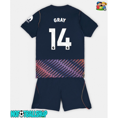 Tottenham Hotspur Archie Gray #14 Bortedraktsett Barn 2026-27 Kortermet (+ Korte bukser) Tottenham Hotspur Archie Gray #14 Bortedraktsett Barn 2026-27 Kortermet (+ Korte bukser)