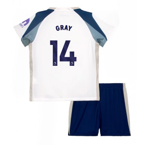 Tottenham Hotspur Archie Gray #14 Hjemmedraktsett Barn 2025-26 Kortermet (+ Korte bukser) Tottenham Hotspur Archie Gray #14 Hjemmedraktsett Barn 2025-26 Kortermet (+ Korte bukser)