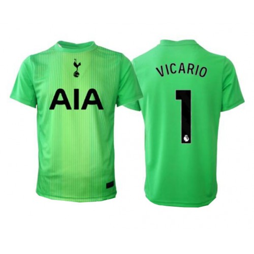 Tottenham Hotspur Guglielmo Vicario #1 Keeper Hjemmedrakt 2025-26 Kortermet Tottenham Hotspur Guglielmo Vicario #1 Keeper Hjemmedrakt 2025-26 Kortermet