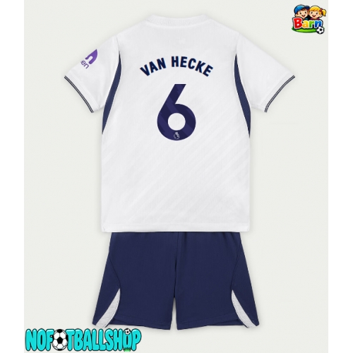 Tottenham Hotspur Jan Paul van Hecke #6 Hjemmedraktsett Barn 2026-27 Kortermet (+ Korte bukser) Tottenham Hotspur Jan Paul van Hecke #6 Hjemmedraktsett Barn 2026-27 Kortermet (+ Korte bukser)