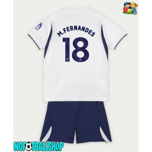Tottenham Hotspur Mateus Fernandes #18 Hjemmedraktsett Barn 2026-27 Kortermet (+ Korte bukser) Tottenham Hotspur Mateus Fernandes #18 Hjemmedraktsett Barn 2026-27 Kortermet (+ Korte bukser)